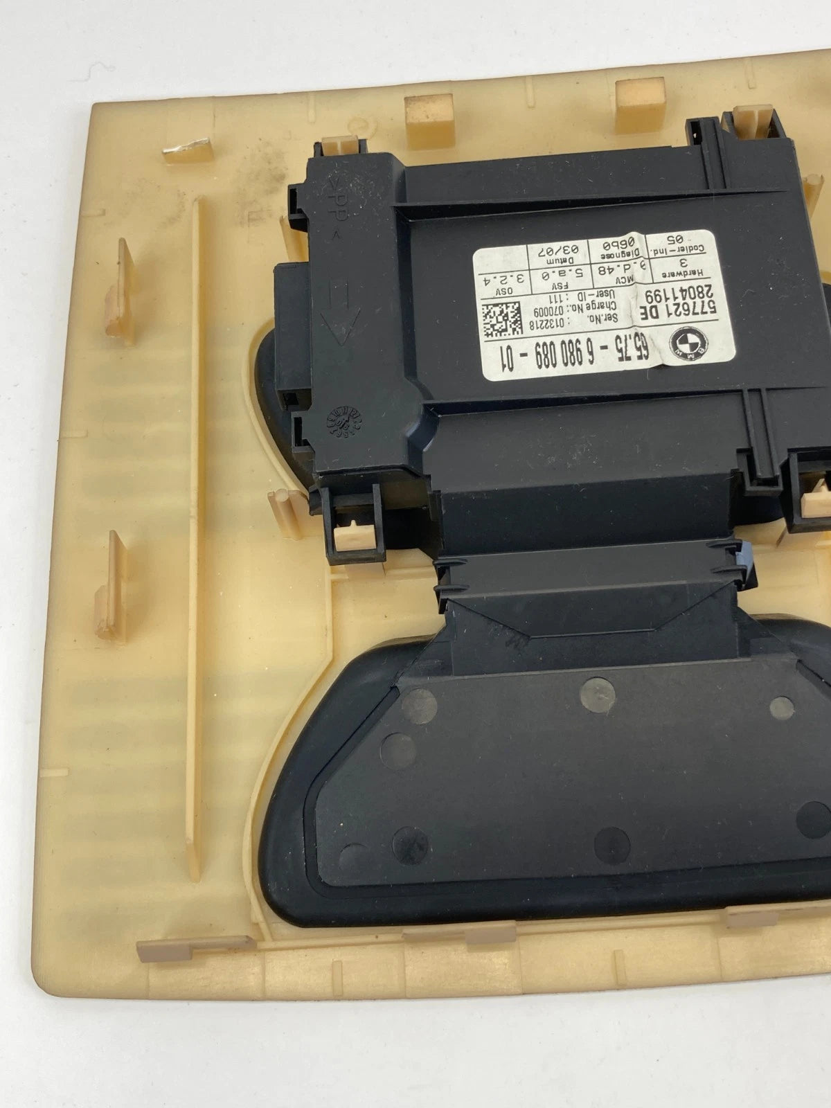 2004-2007 BMW 525i Ultra Sonic Alarm Sensor Control Module w/ Cover 6575-6980089