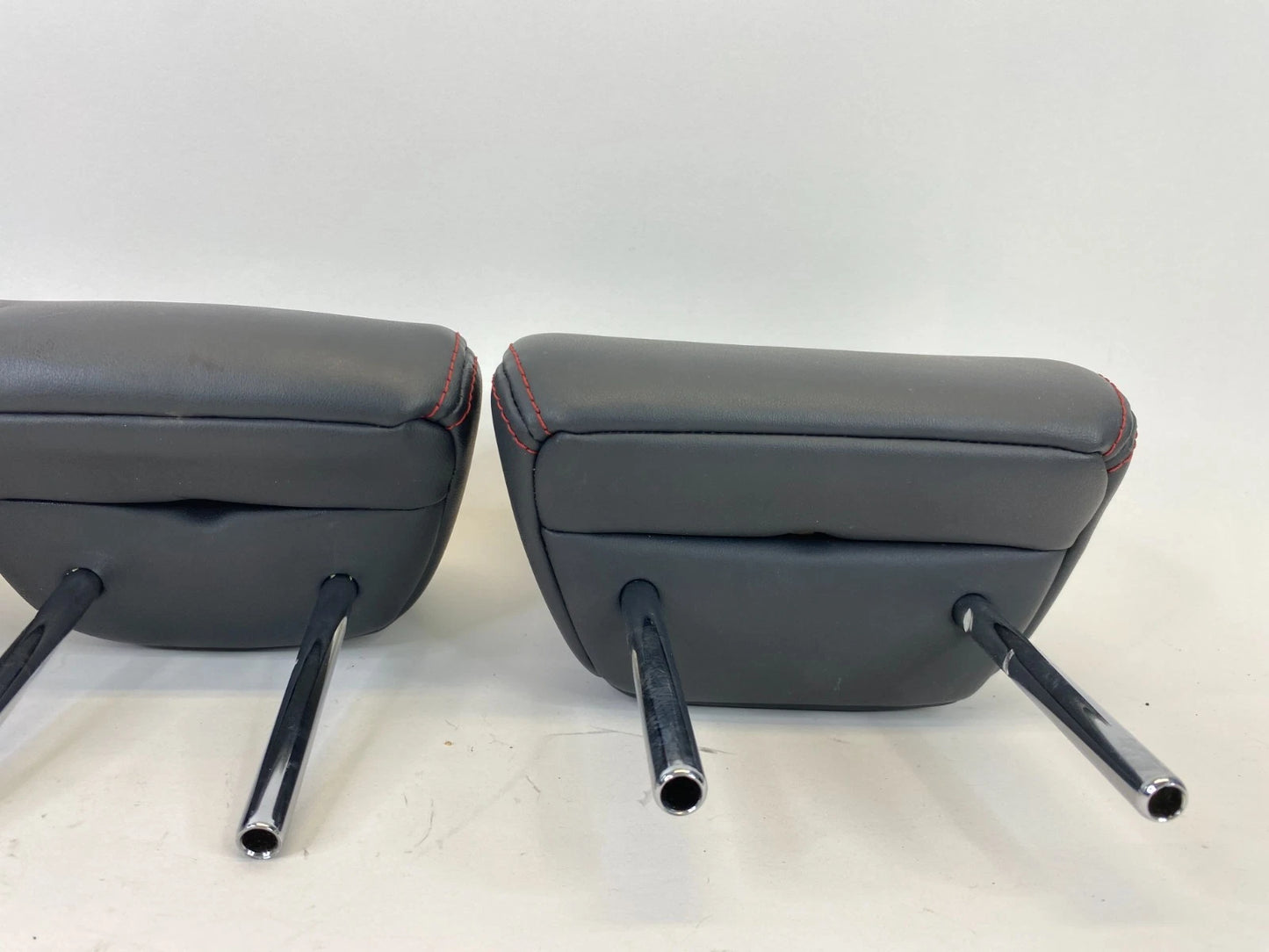 16-20 OUTLANDER SPORT REAR BACK 2ND ROW SEAT HEADREST LEATHER BLACK SET OF 3 OEM