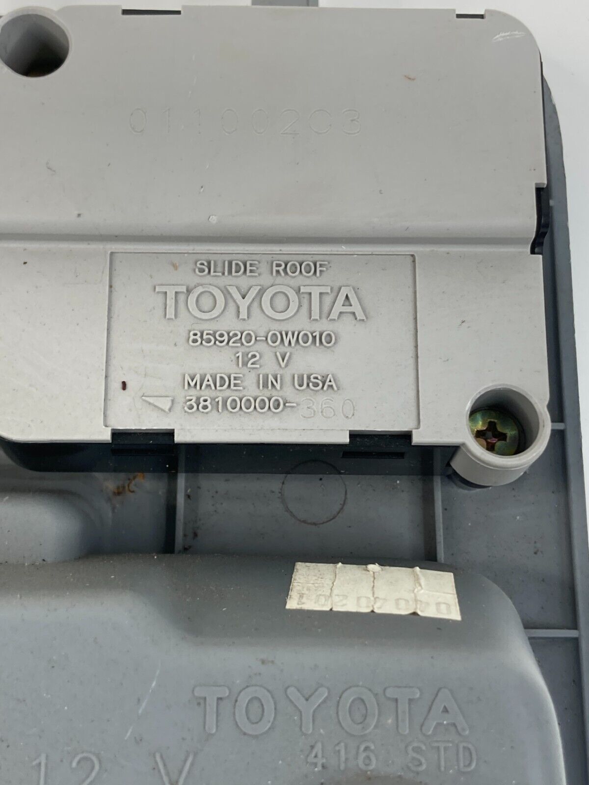 2001-2005 Toyota RAV4 Overhead Roof Dome Map Light Reading Lamp 85920-0W010 OEM