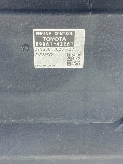 2006-2008 TOYOTA RAV4 2.4L AT 4WD ENGINE COMPUTER MODULE ECM ECU OEM 89661-42E61