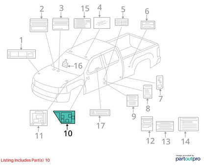 99-11 CHEVROLET SILVERADO 2500 HD DASH LEFT DRIVER END CAP COVER PANEL 25940508