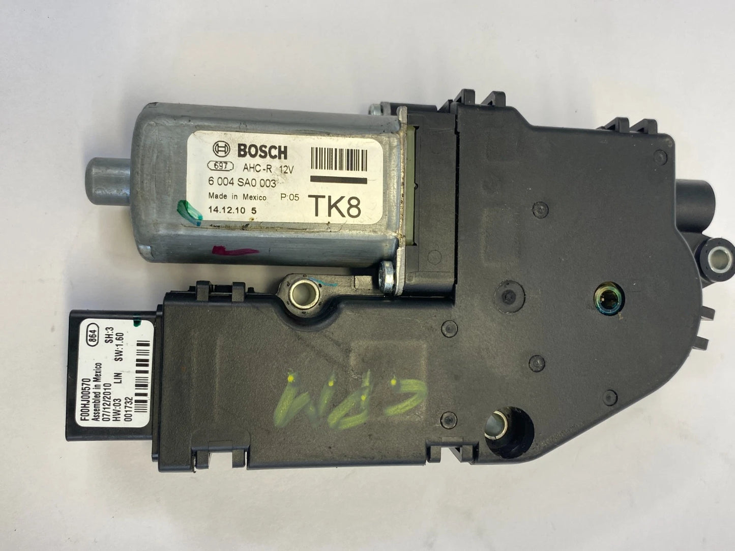 2011-2017 HONDA ODYSSEY SUNROOF MOON ROOF POWER MOTOR ASSEMBLY 6004-SA0-003 OEM
