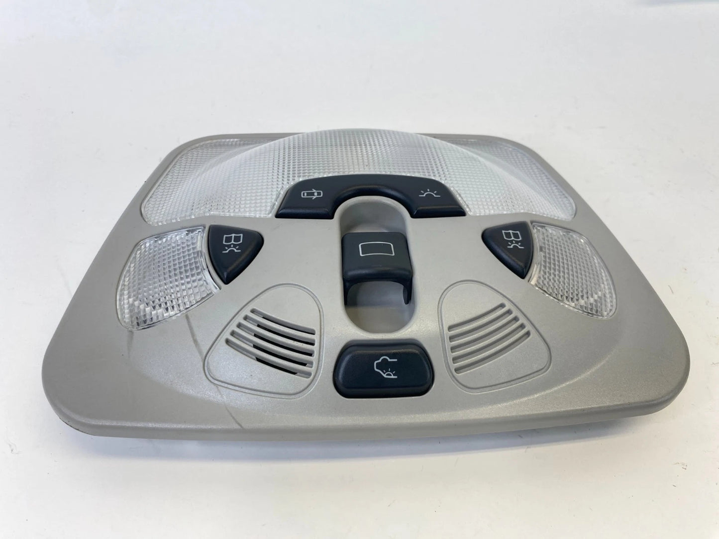 01-05 MERCEDES-BENZ C240 FR OVERHEAD DOME LAMP LIGHT CONSOLE 20382036017E94 OEM