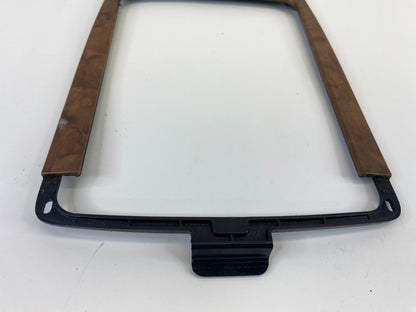 2008-2012 Buick Enclave Center Console Storage Box Wood Cover Plate Bezel Trim