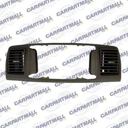 2006-2008 Toyota Corolla Center Dash Radio Bezel W/ Air Vent Grille Duct OEM