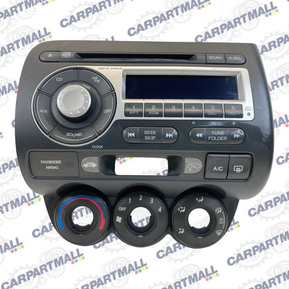 2007 2008 07 08 HONDA FIT AM/FM RADIO RECEIVER MP3/WMA CD DISC PLAYER 39101-SLN