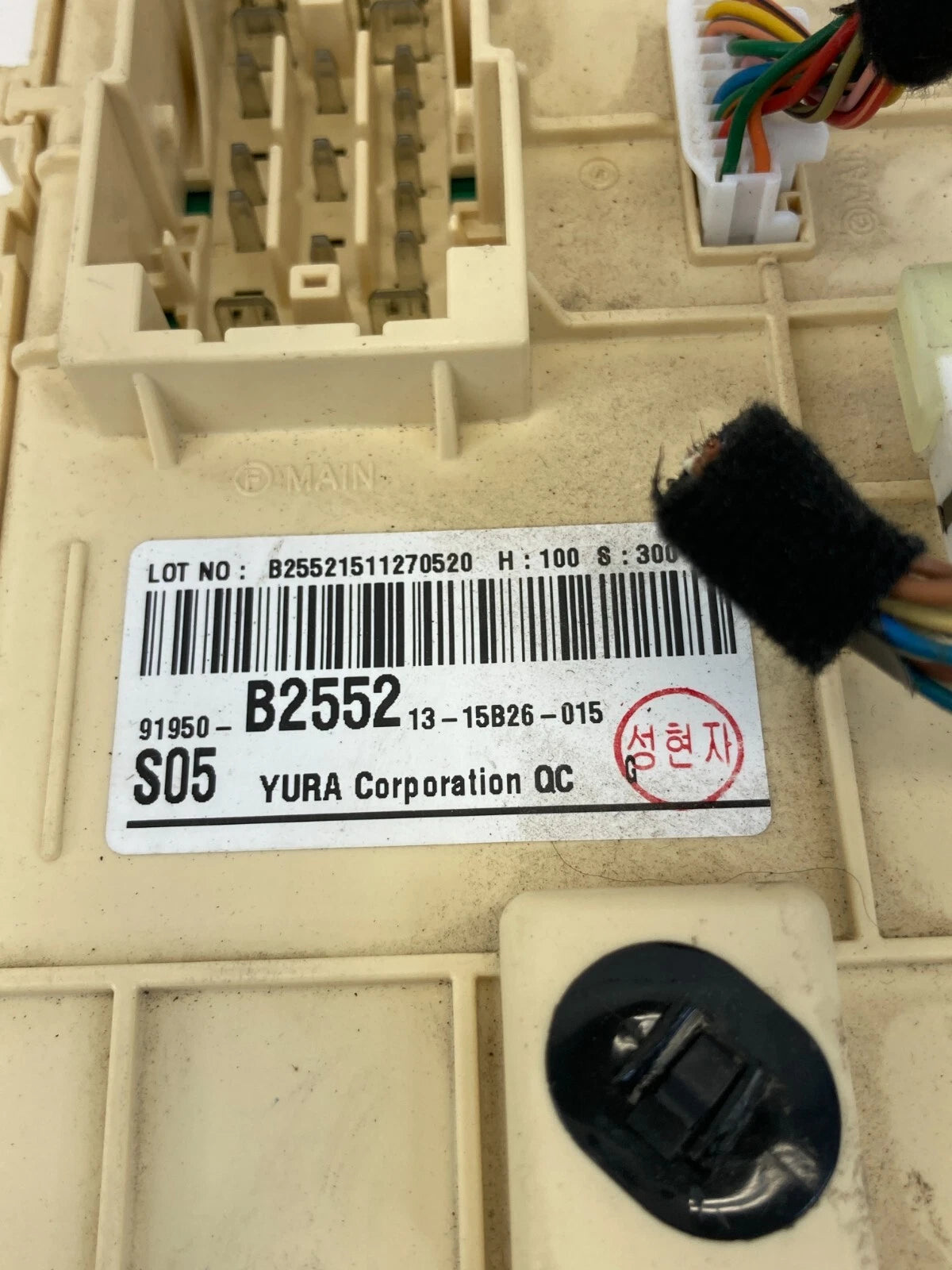 2015 2016 KIA SOUL 1.6L INTERIOR CABIN FUSE BOX RELAY JUNCTION BLOCK 91950-B2552