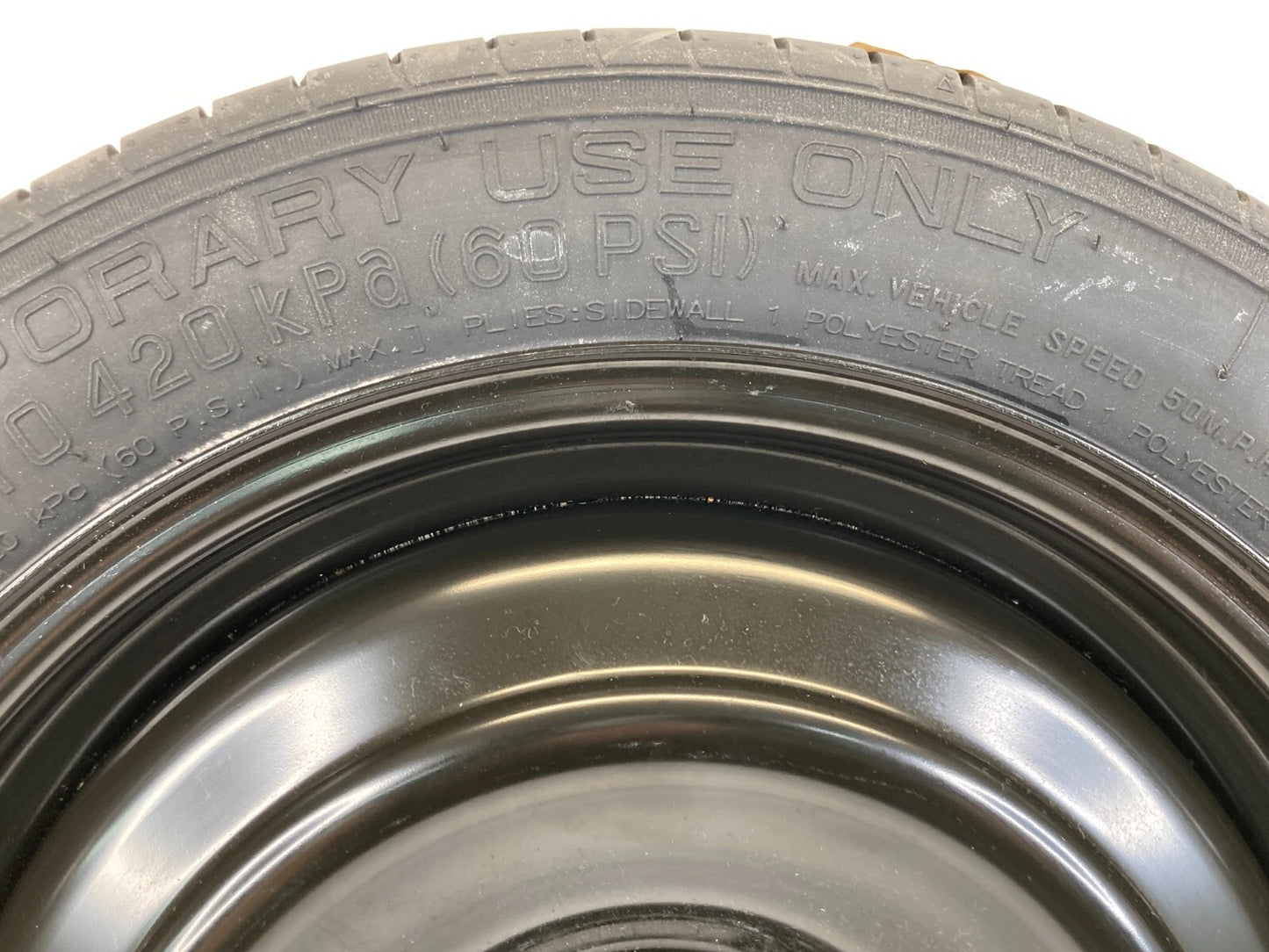 2013-2020 FORD FUSION 12-18 FOCUS SPARE TIRE WHEEL COMPACT DONUT T125/80R16