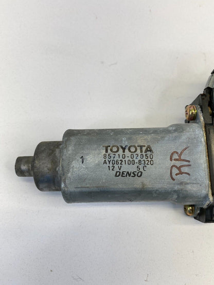 1998-2002 Toyota Corolla Rear Right Back Side Power Window Motor 85710-02050 OEM