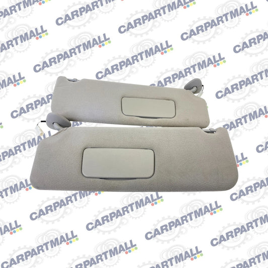 2004 TOYOTA SIENNA LEFT & RIGHT SUNVISOR SUN VISOR SHADE PAIR SET W/ CLIPS OEM