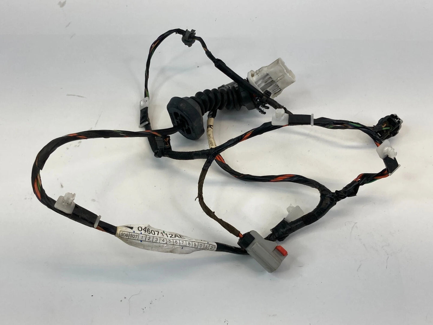 2006-2010 DODGE CHARGER REAR RIGHT BACK SIDE DOOR WIRE WIRING HARNESS 04607112AE