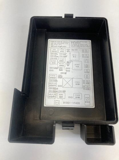 2005-2010 KIA SPORTAGE 2.7L UPPER FUSE BOX COVER LID PANEL 91951-1F430 OEM