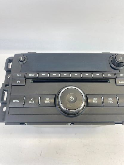2009-2012 CHEVROLET TRAVERSE AM/FM RADIO RECEIVER CD DISC PLAYER STEREO 20935116