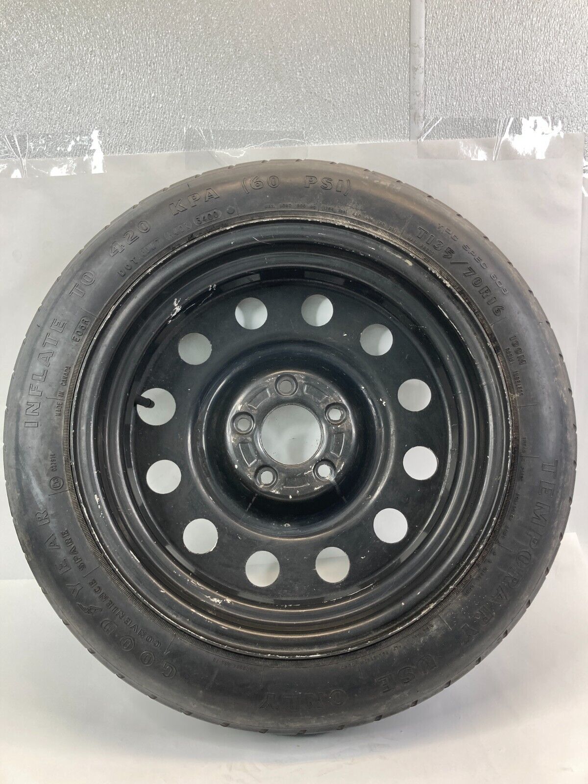 2001-2005 Pontiac Aztek Emergency Spare Tire Compact Donut Wheel T135/70R16 OEM