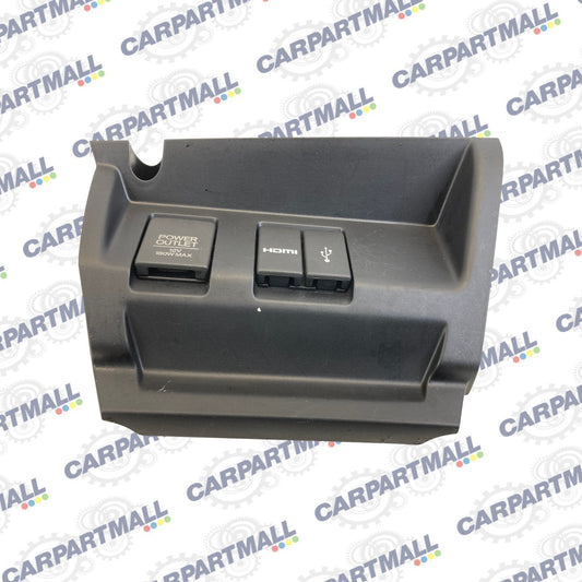 2015-2020 Honda Fit Dash Lower Power Outlet HDMI USB Input w/ Bezel Trim OEM