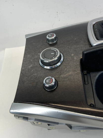 2013 INFINITI JX35 A/T CENTER CONSOLE GEAR SHIFTER TRIM BEZEL W/ SWTCHES OEM