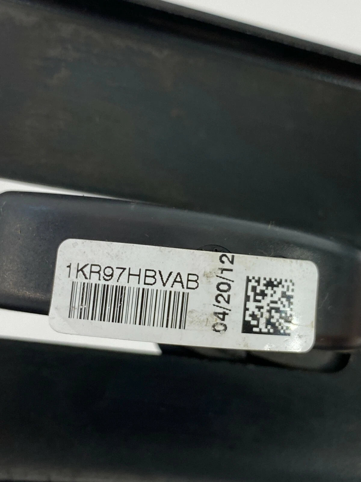 11-14 DODGE AVENGER REAR LEFT SIDE EXTERIOR DOOR HANDLE ASSEMBLY 1KR97HBVAB OEM