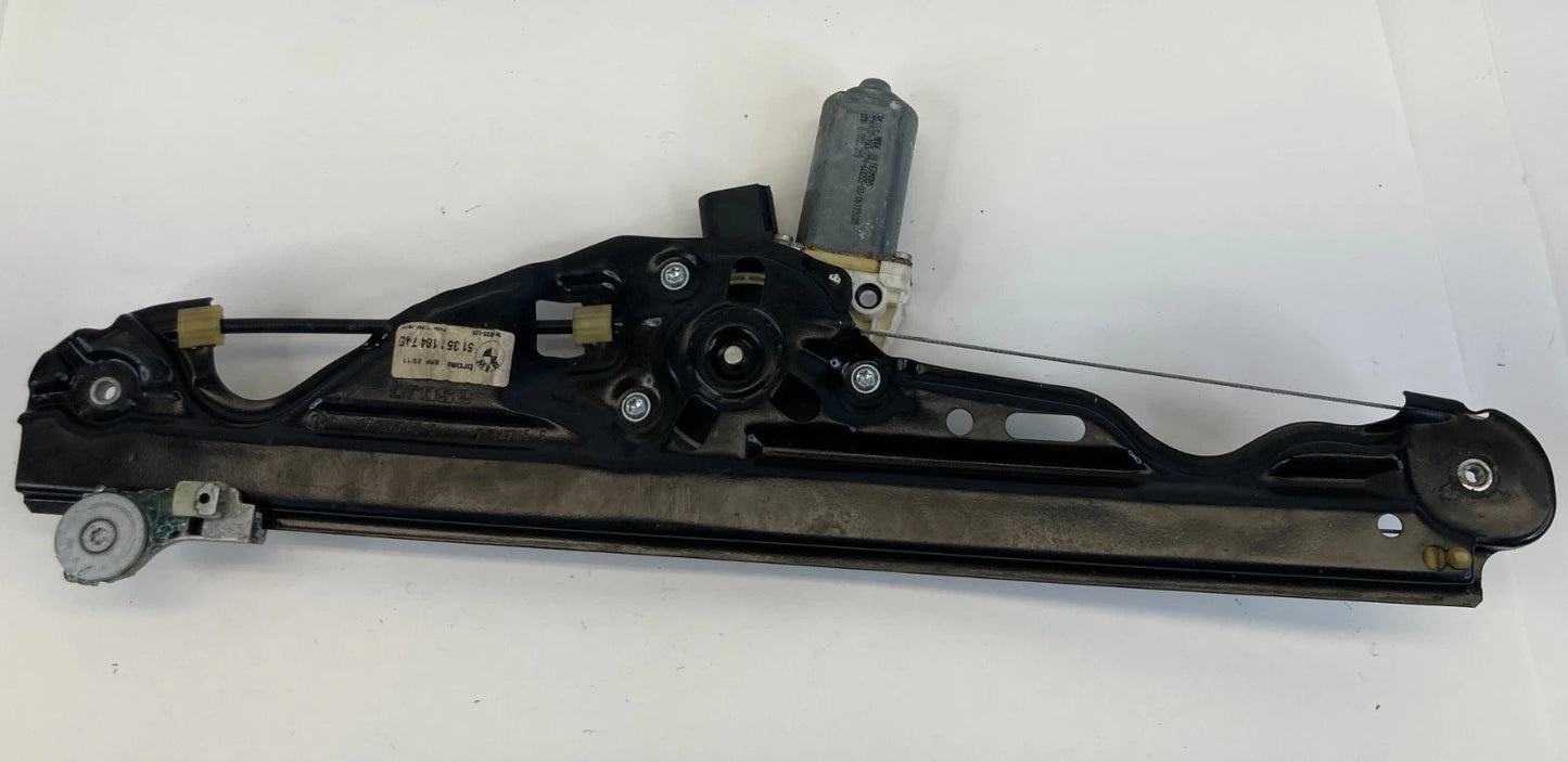 2009 2010 BMW 535i xDrive Rear Left Side Door Power Window Motor w/ Regulator