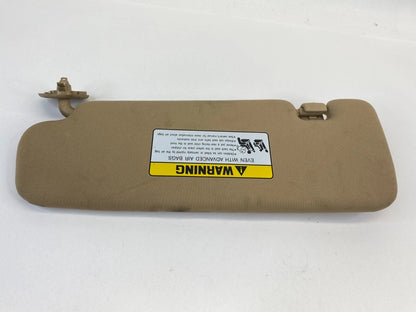 2012-2014 HYUNDAI SONATA W SUNROOF RIGHT PASSENGER SIDE SUNVISOR SUN VISOR