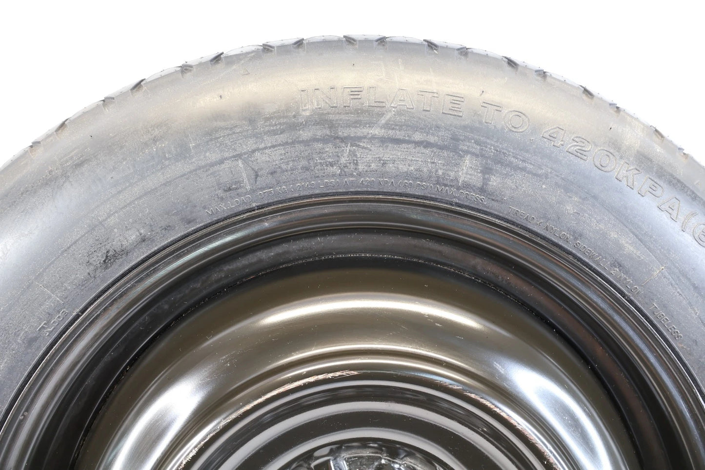 2009-2016 TOYOTA VENZA EMERGENCY SPARE TIRE RIM WHEEL DONUT T165/90D18 107M