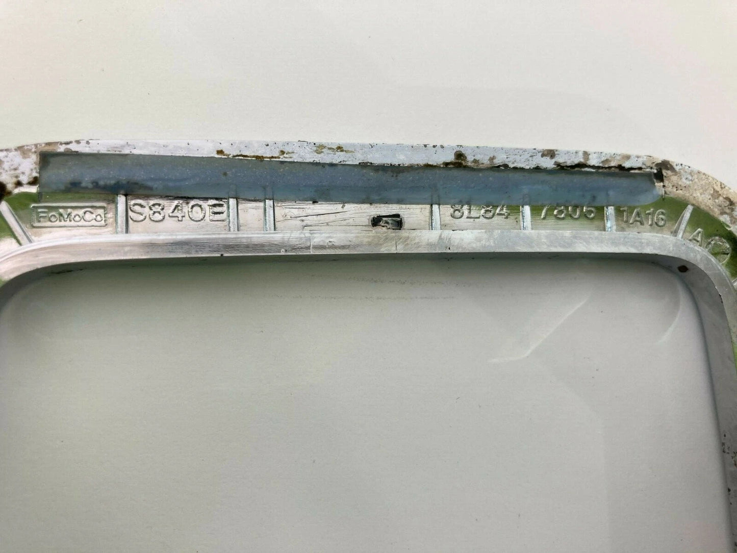 2008-2012 FORD ESCAPE CENTER CONSOLE SHIFTER BEZEL TRIM SURROUND CHROME OEM