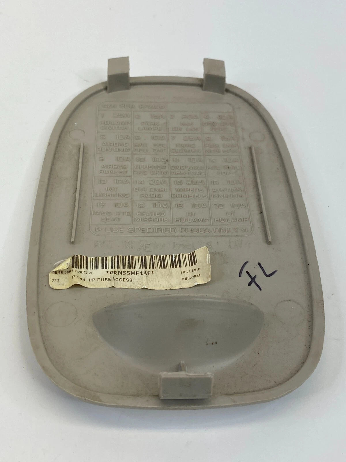 2001-2005 CHRYSLER PT CRUISER DASH FUSE BOX ACCESS DOOR COVER TRIM LID OEM