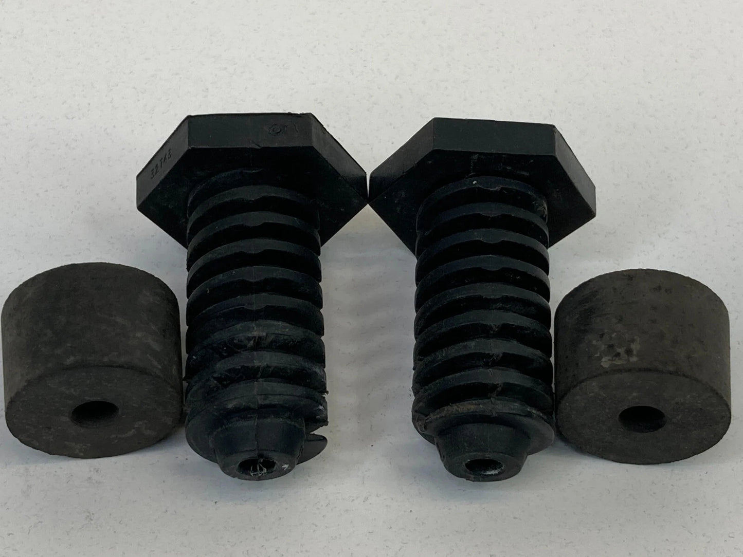 2012-2015 RAM CARGO VAN C/V FRONT HOOD BUMPER RUBBER ADJUSTMENT PAIR OEM
