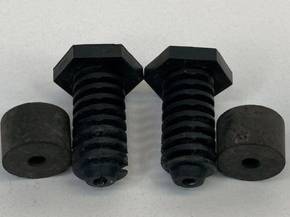 2012-2015 RAM CARGO VAN C/V FRONT HOOD BUMPER RUBBER ADJUSTMENT PAIR OEM