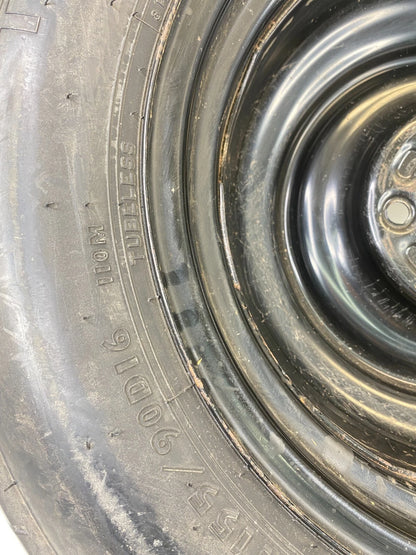 2008-2013 NISSAN ROGUE RIM SPARE TIRE COMPACT DONUT WHEEL T155/90D16 OEM