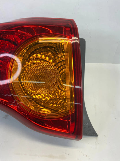 2009 2010 TOYOTA COROLLA REAR LEFT DRIVER SIDE OUTER TAILLIGHT TAIL LAMP LED OEM