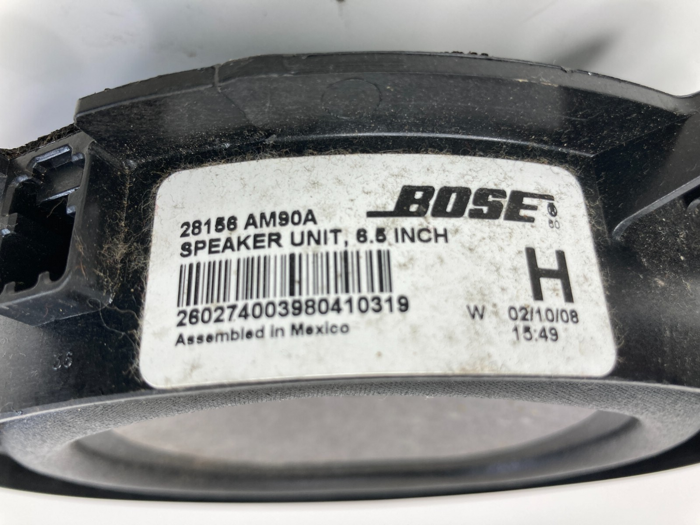 2003-2008 Infiniti G35 Rear Left Side Door Speaker Audio BOSE 28156-AM90A OEM