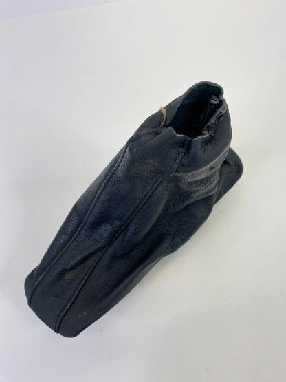 06 07 BMW 530XI EMERGENCY PARKING BRAKE BOOT HANDLE COVER LEATHER 34427034091