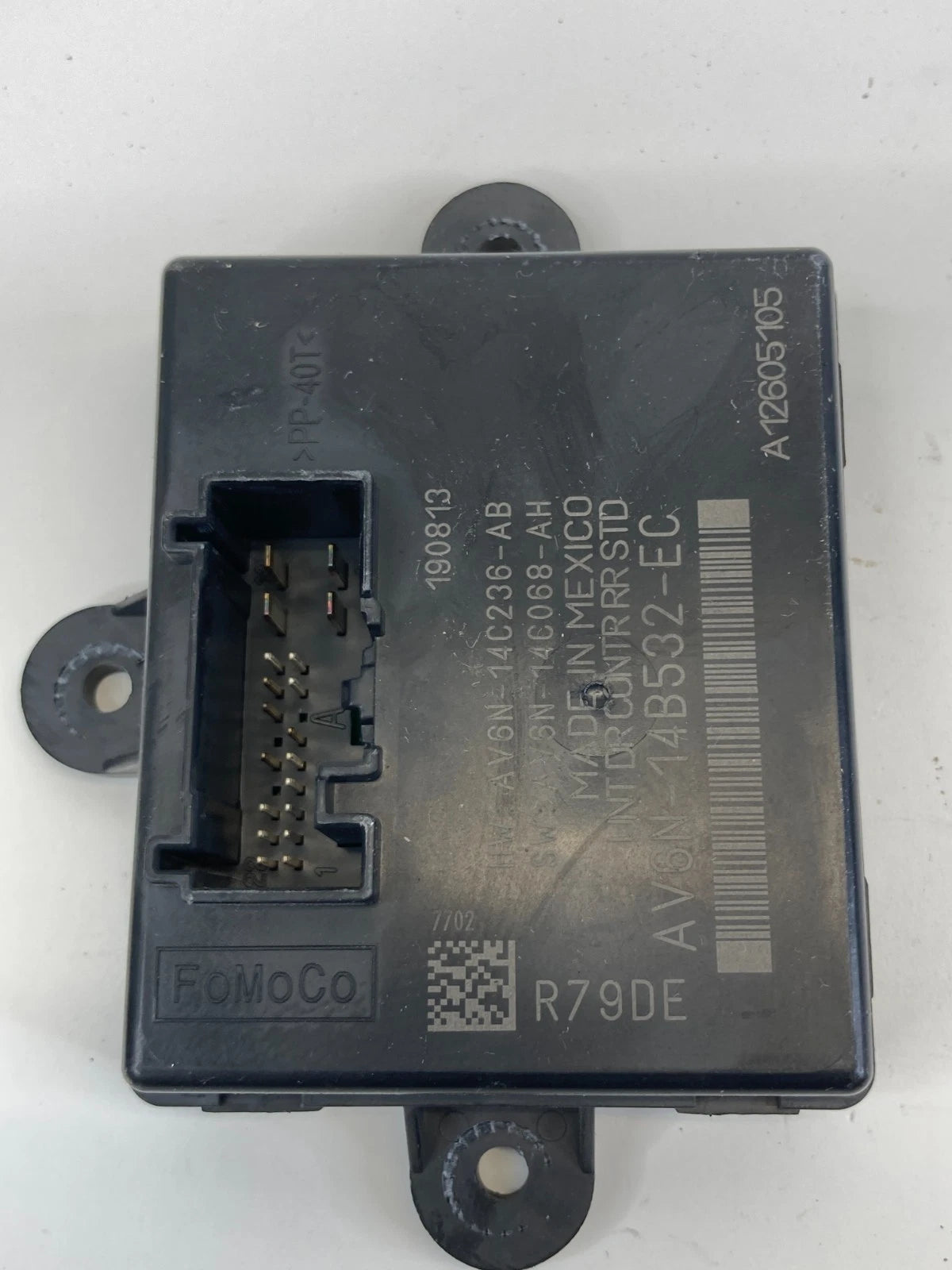 2012-2018 FORD FOCUS C-MAX REAR LEFT DOOR CONTROL MODULE OEM AV6N-14B532-EC