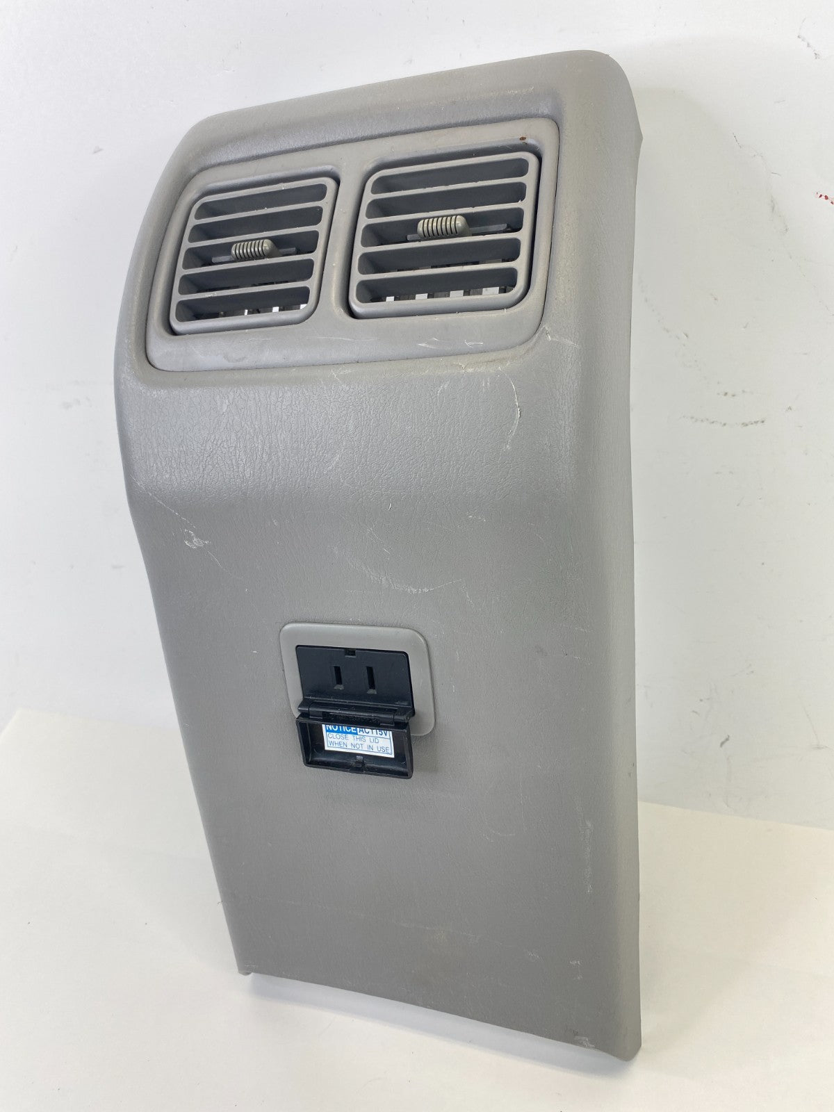 2002 2003 2004 Toyota Avalon Rear Center Console Air Vent Grille w/ Plug OEM