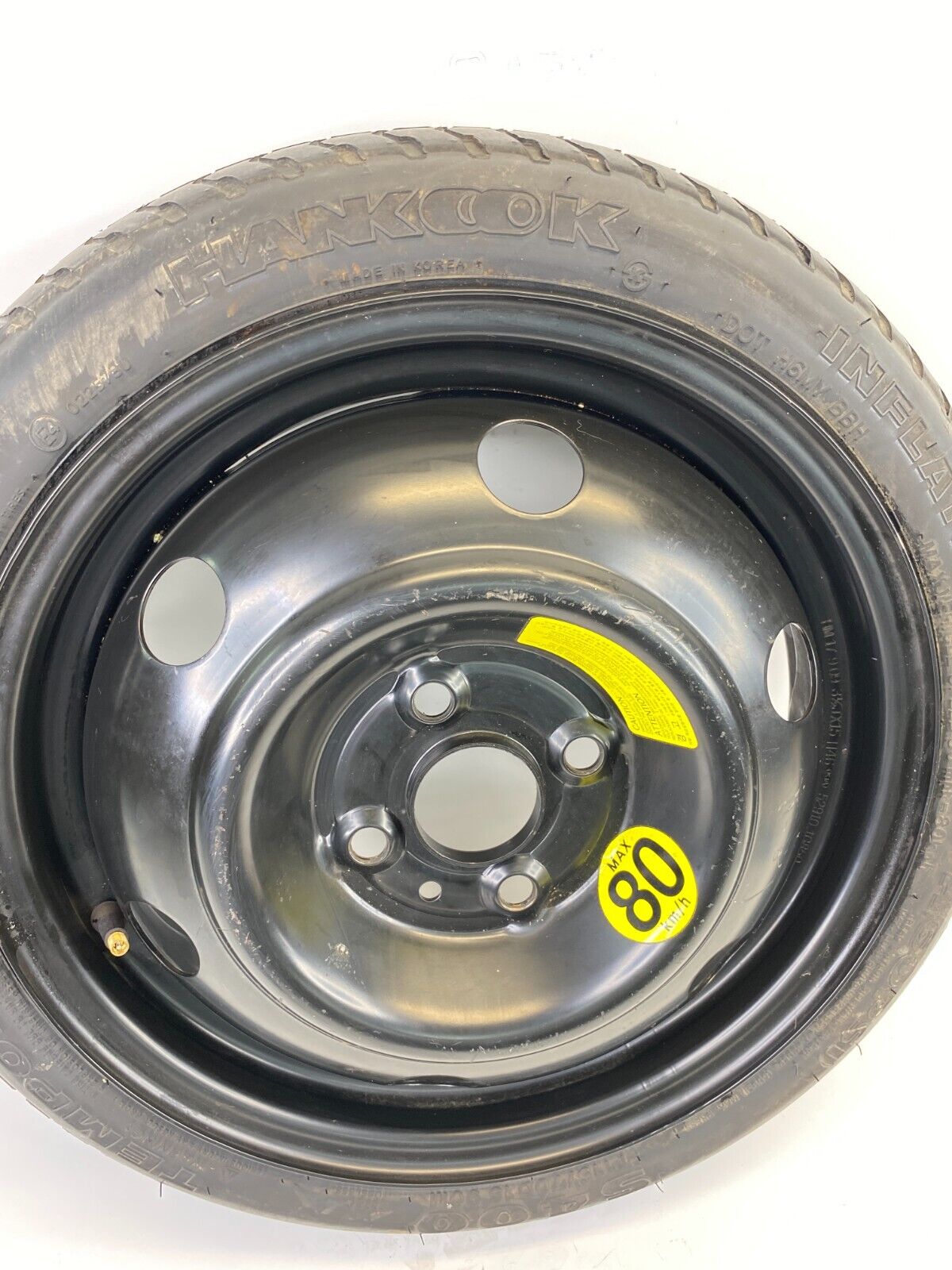 06-11 Hyundai Accent Emergency Spare Tire Wheel Donut T115/70D15 90M 52910-1G850