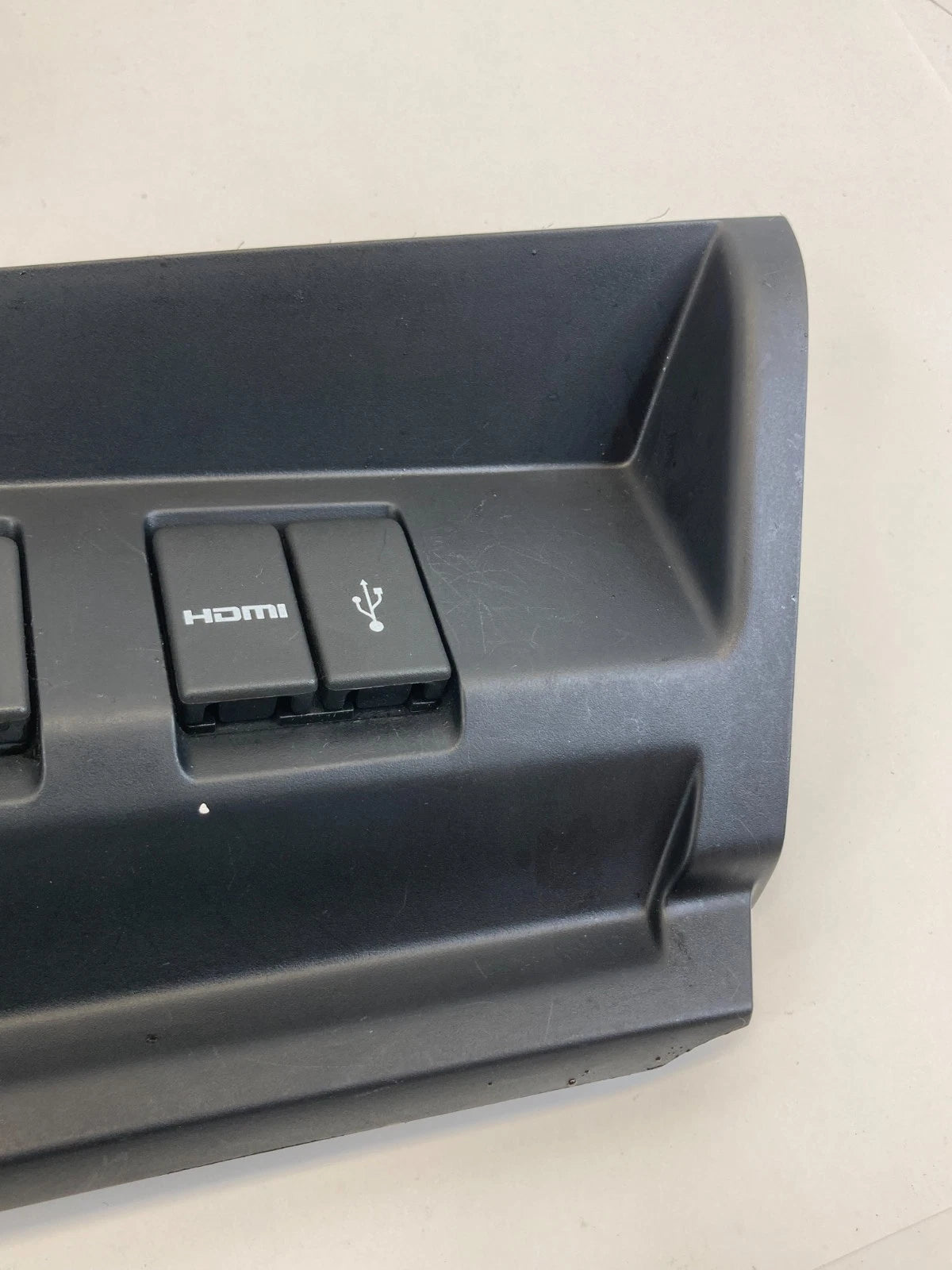 2015-2020 HONDA FIT DASH LOWER POWER OUTLET HDMI USB INPUT W/ BEZEL TRIM OEM