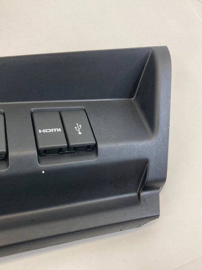 2015-2020 HONDA FIT DASH LOWER POWER OUTLET HDMI USB INPUT W/ BEZEL TRIM OEM