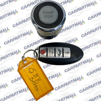 2008 2009 Infiniti G37 Start Stop Engine Switch Push Button w/ Remote Key OEM