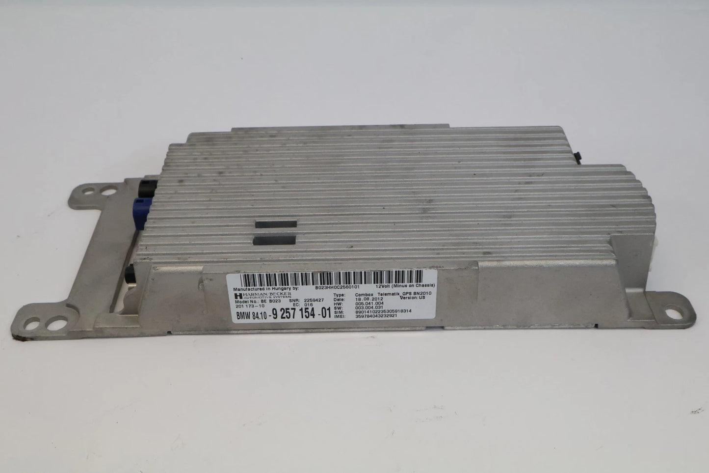 11-16 BMW 528I COMBOX TELEMATICS COMMUNICATION CONTROL MODULE 84109257154 OEM