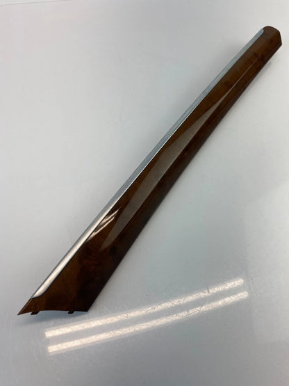 2007-2015 AUDI Q7 REAR RIGHT SIDE INNER DOOR PANEL TRIM MOLDING WOOD 4L0867420