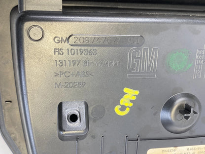 2010 2011 CHEVROLET EQUINOX CENTER DASH STORAGE COMPARTMENT 20974767 OEM