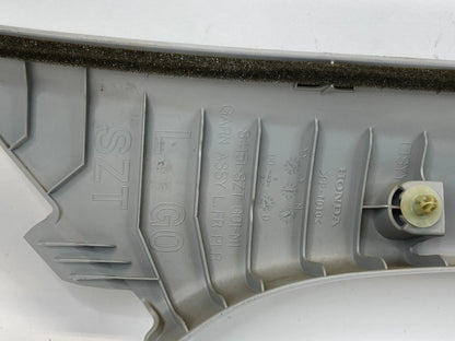 11 12 HONDA CR-Z FRONT RIGHT QUARTER PANEL INTERIOR A PILLAR TRIM 84101SZTG01M1