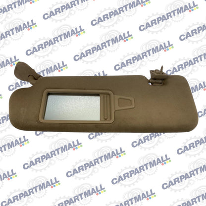 2011-2014 Hyundai Sonata Left Driver Side Sunvisor Sun Visor Cloth Beige OEM
