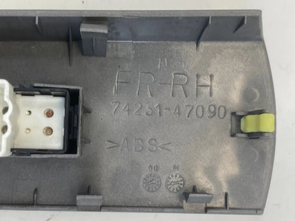 2004-2009 TOYOTA PRIUS FRONT RIGHT PASSENGER SIDE DOOR WINDOW SWITCH BEZEL OEM