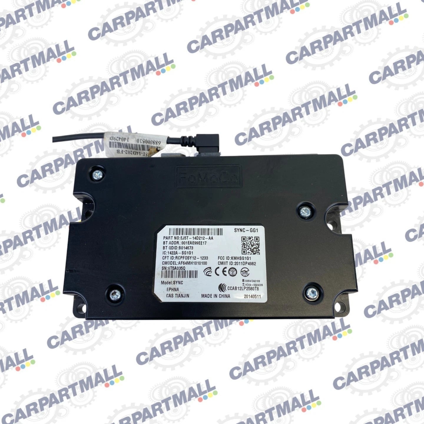 2014 14 FORD ESCAPE SYNC COMMUNICATION CONTROL MODULE EJ5T-14D212-AA