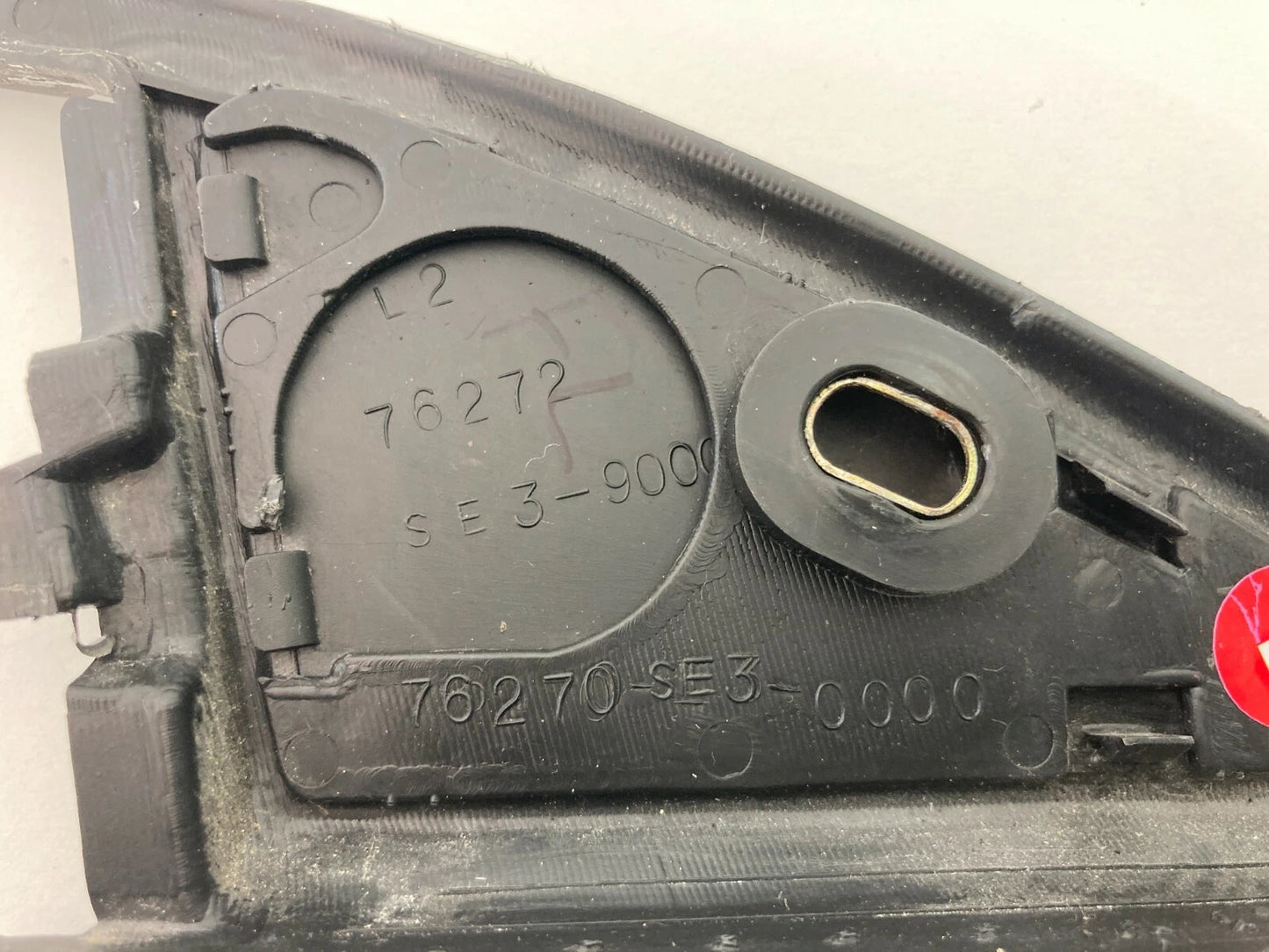 1987 1988 1989 HONDA ACCORD FRONT LEFT DRIVER SIDE INTERIOR MIRROR COVER TRIM