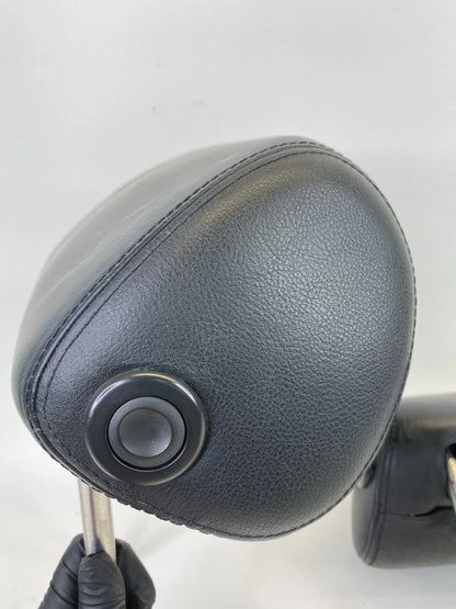 2001-2005 VW JETTA GOLF FRONT LH & RH SET HEADREST HEAD REST LEATHER BLACK OEM