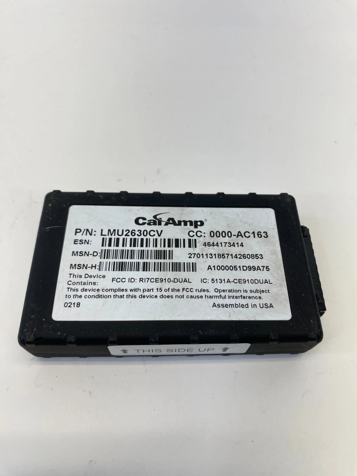 CALAMP LMU2630CV FLEET GPS TRACKING MODULE TELEMATICS UNIT TRACKER DEVICE