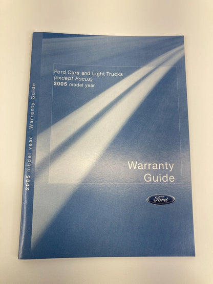 2005 FORD F-150 CREW CAB OWNERS MANUAL WARRANTY GUIDE SET W/ CASE OEM
