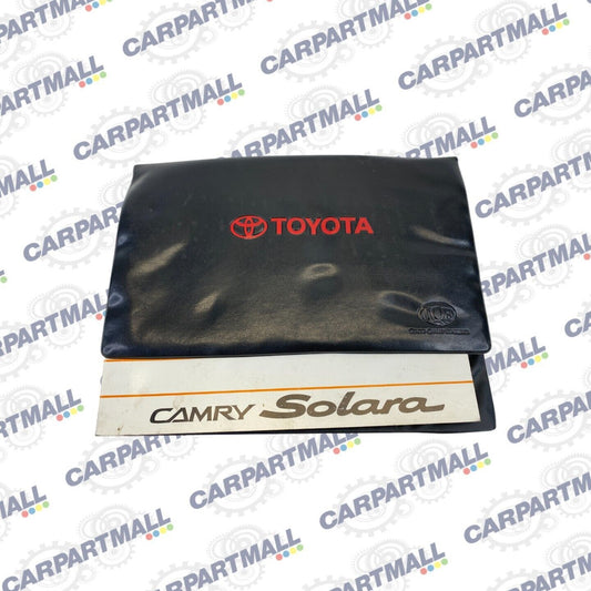 2004 Toyota Camry Solara Owner's Manual Guide Book w/ Case OEM